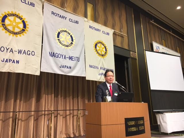 ガバナー公式訪問　名古屋和合RC　高木和合RC会長.jpg