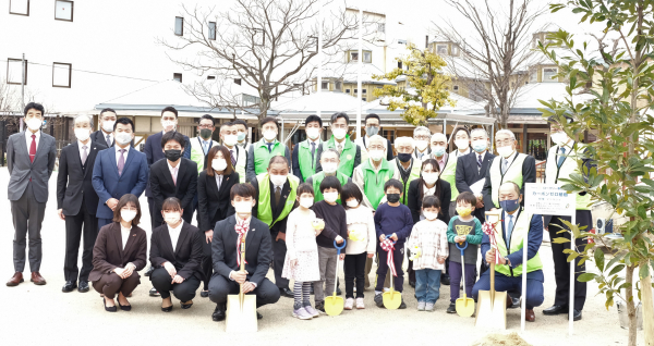 名古屋芸術大学ローターアクトクラブ合同WFFカーボンゼロ植樹式