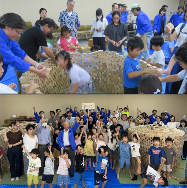 森のめぐみ・アイデアいっぱいの積木を楽しもう